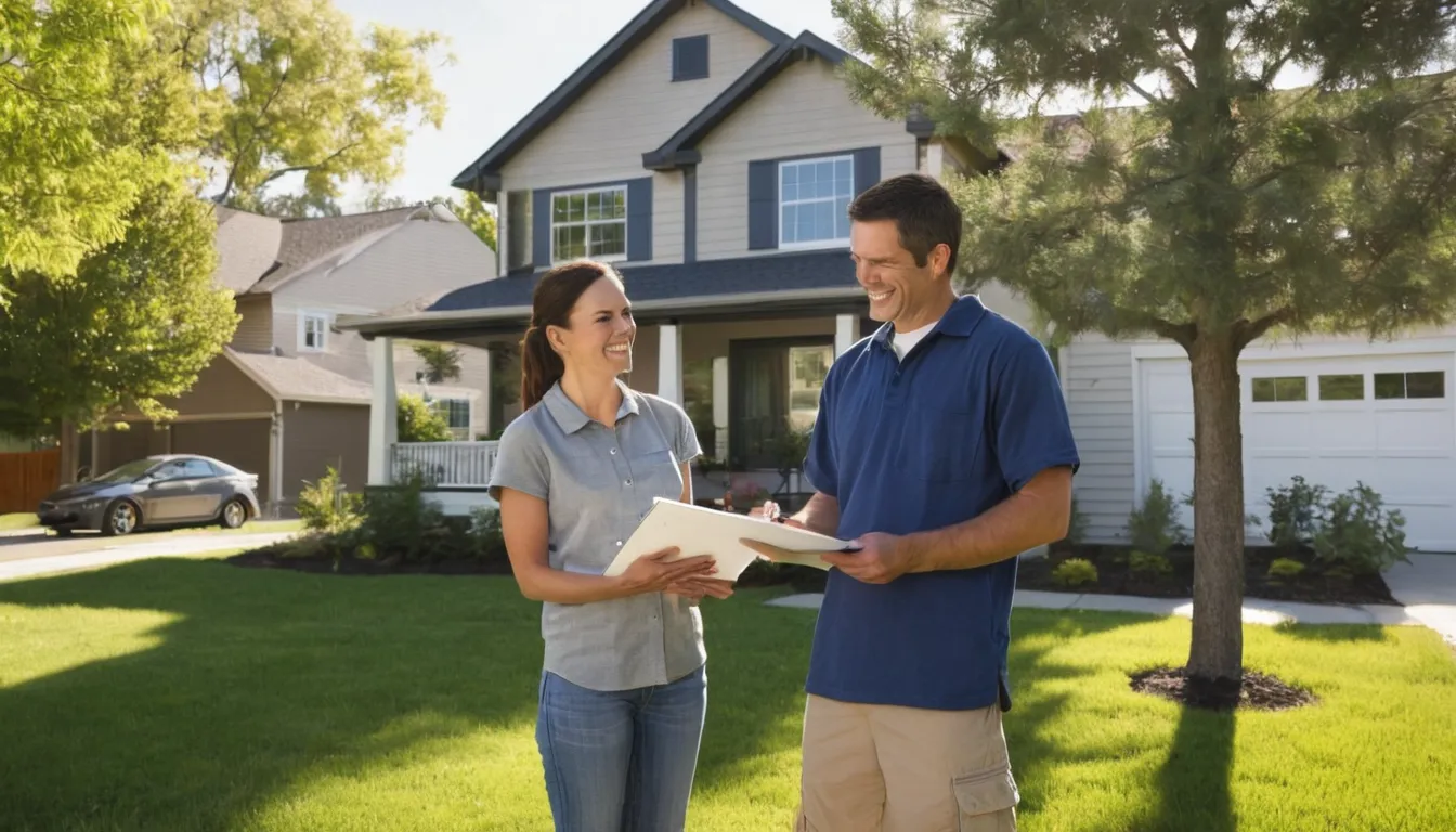 Homeowner reviewing a tree estimate with a local provider in Nashville